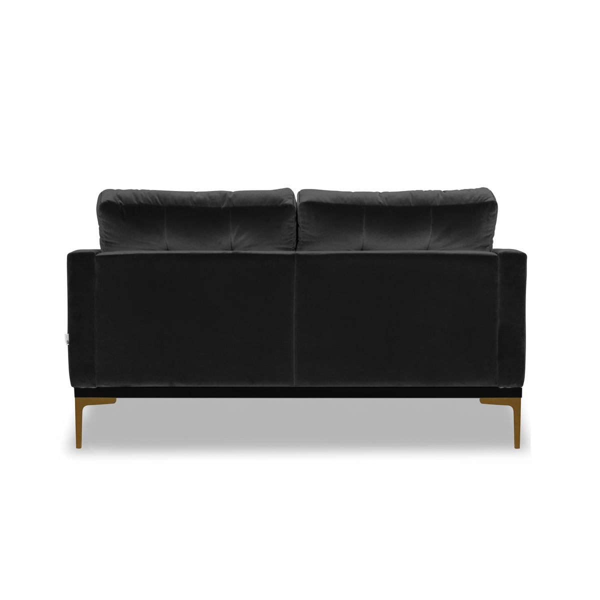 Velour sofa Studio 34 2 personer Sort
