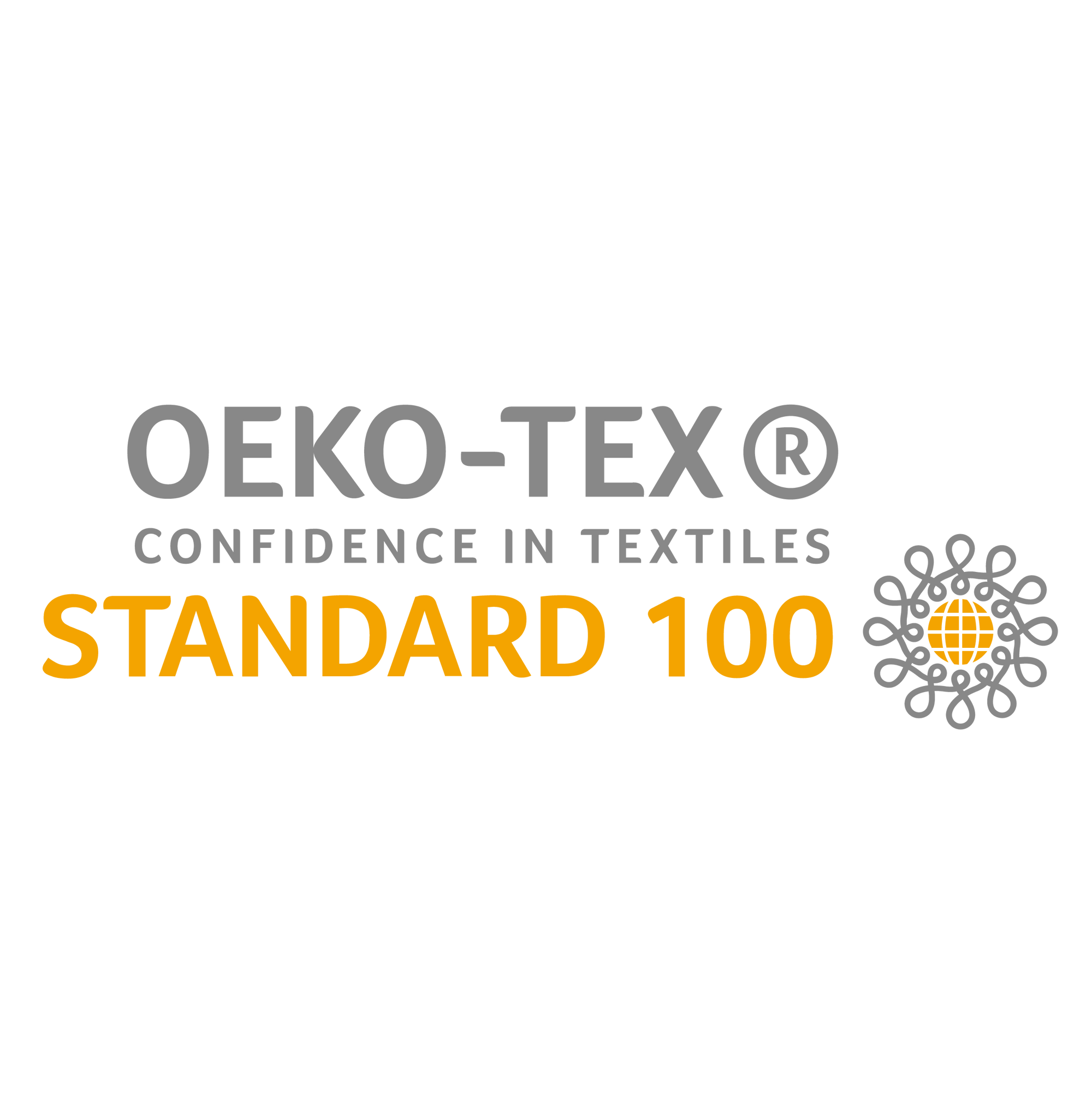 Oeko-tex certificeret - klik for at læse mere (ekstern side) Oeko-tex standard 100 certifikeret logo