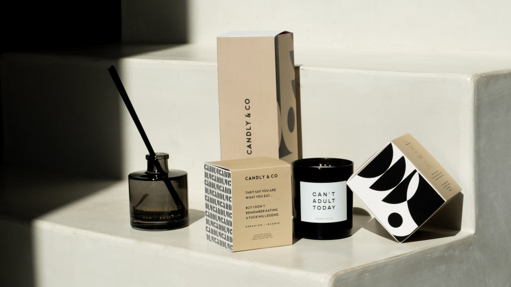 Duftlys, duftpinde og refills fra CANDLY & CO