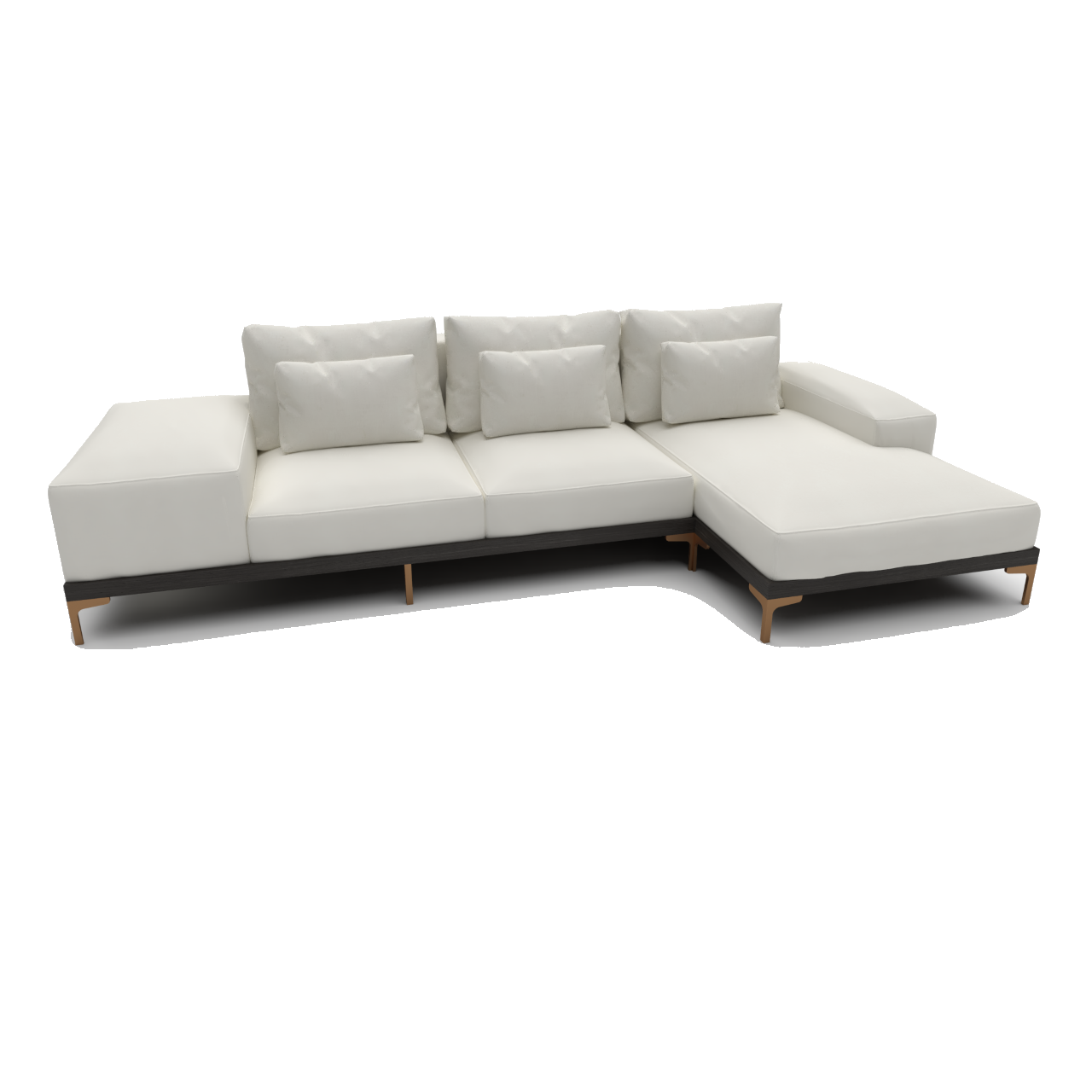 sofa med bredt armlæn Empire +