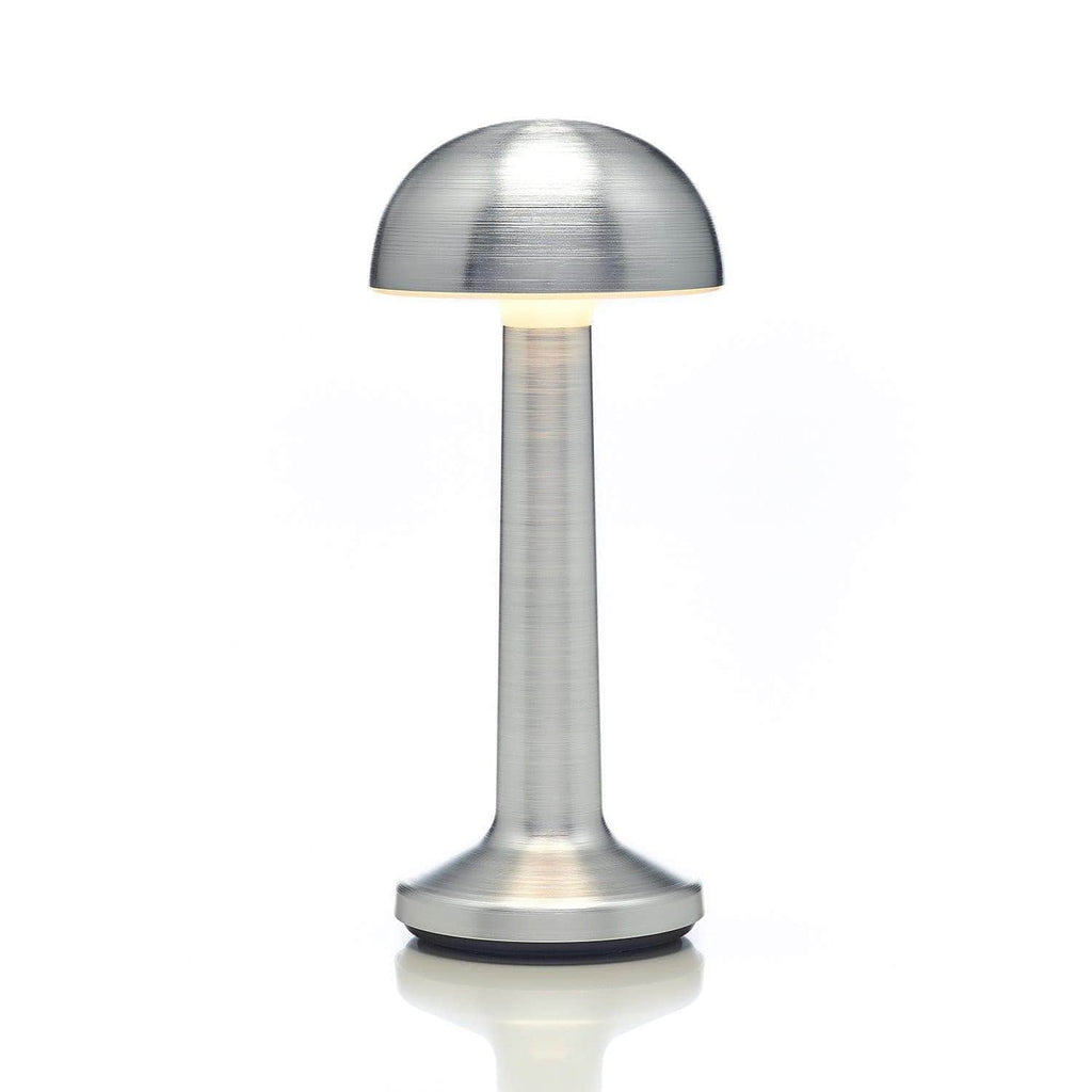 Ledningsfri Lampe Moments i aluminium med rundt metalhoved 
