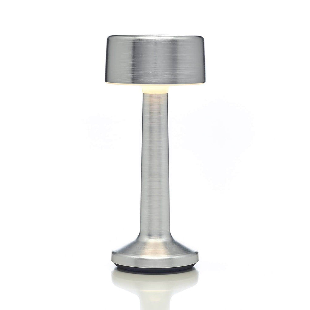 Ledningsfri Lampe Moments i aluminium med cylinder metalhoved