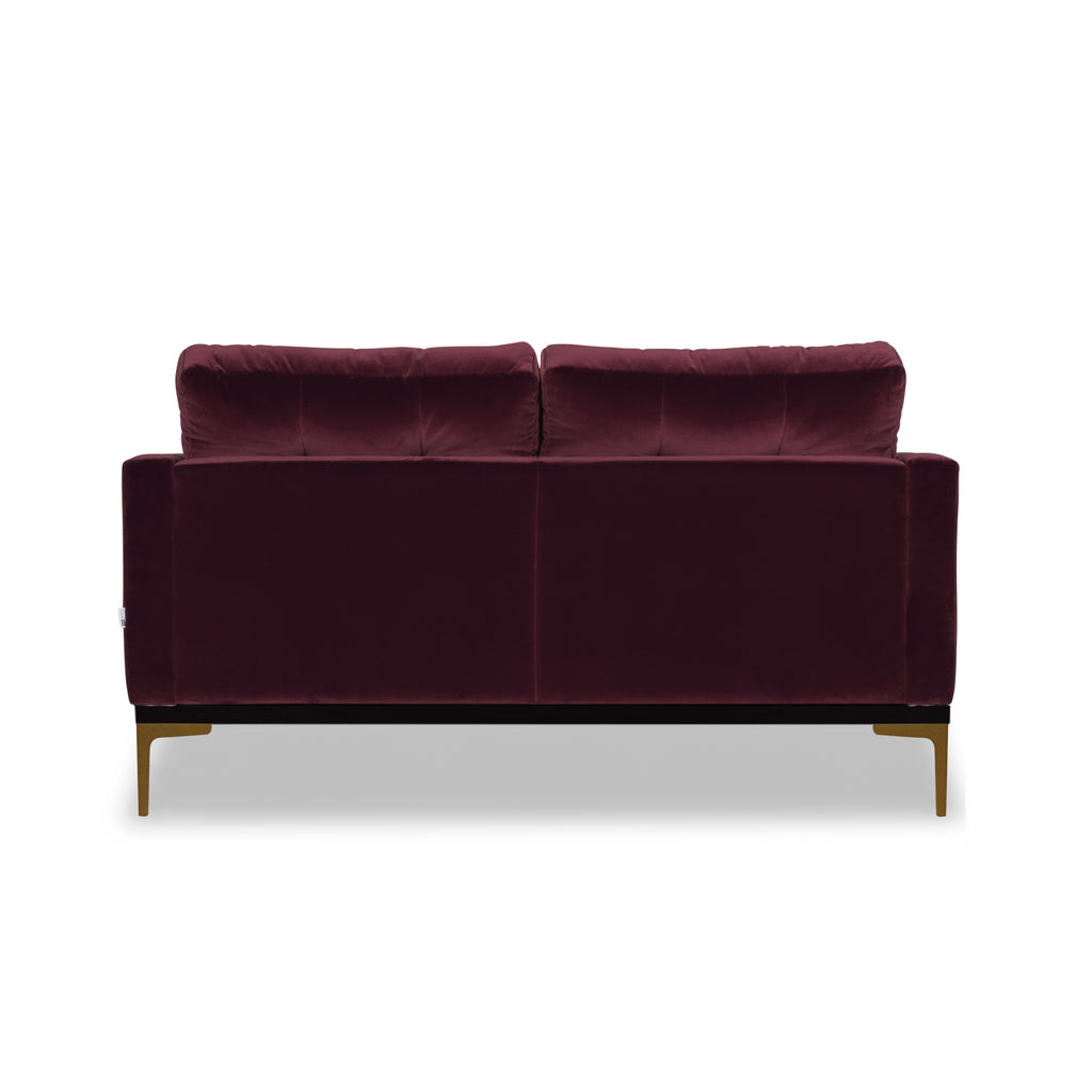 Studio 34 sofa - Bordeaux rød - 2 personers - LIVINGOODIES