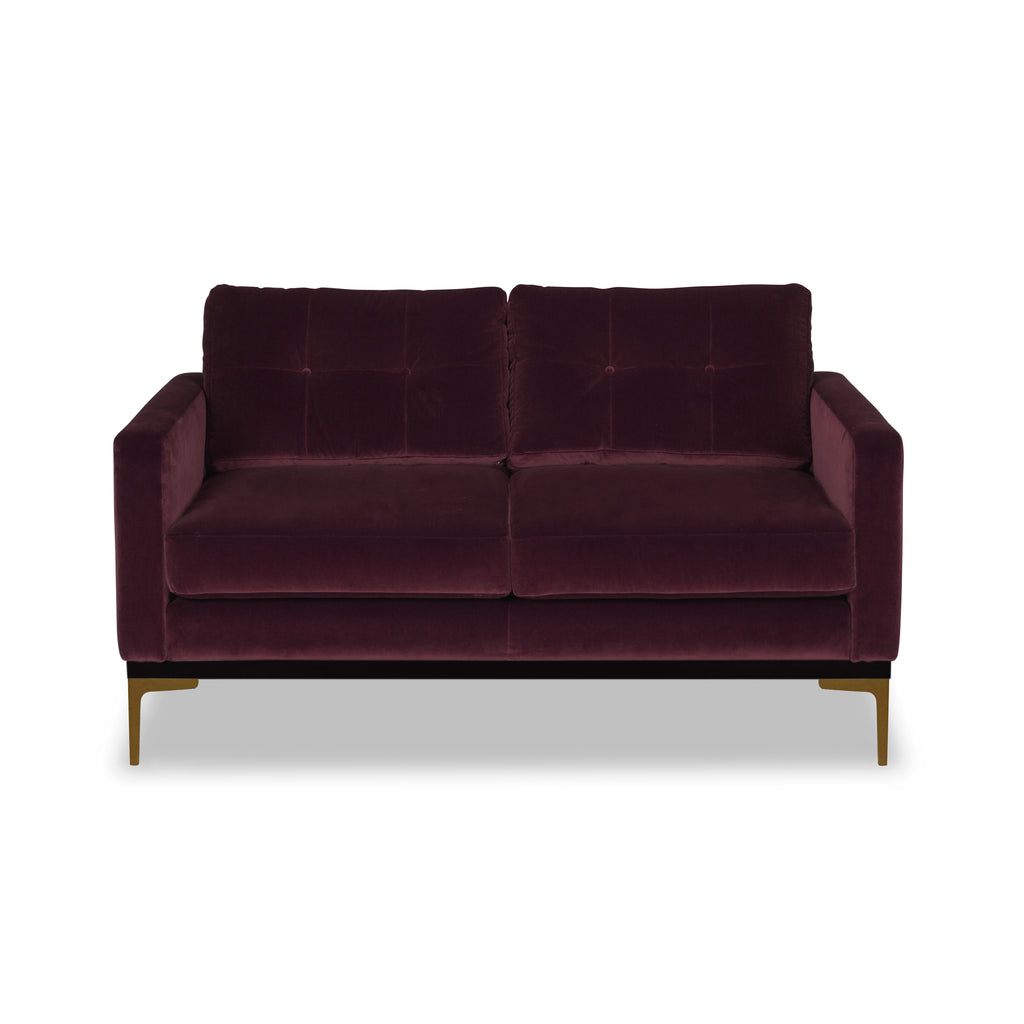 Studio 34 sofa - Bordeaux rød - 2 personers - LIVINGOODIES