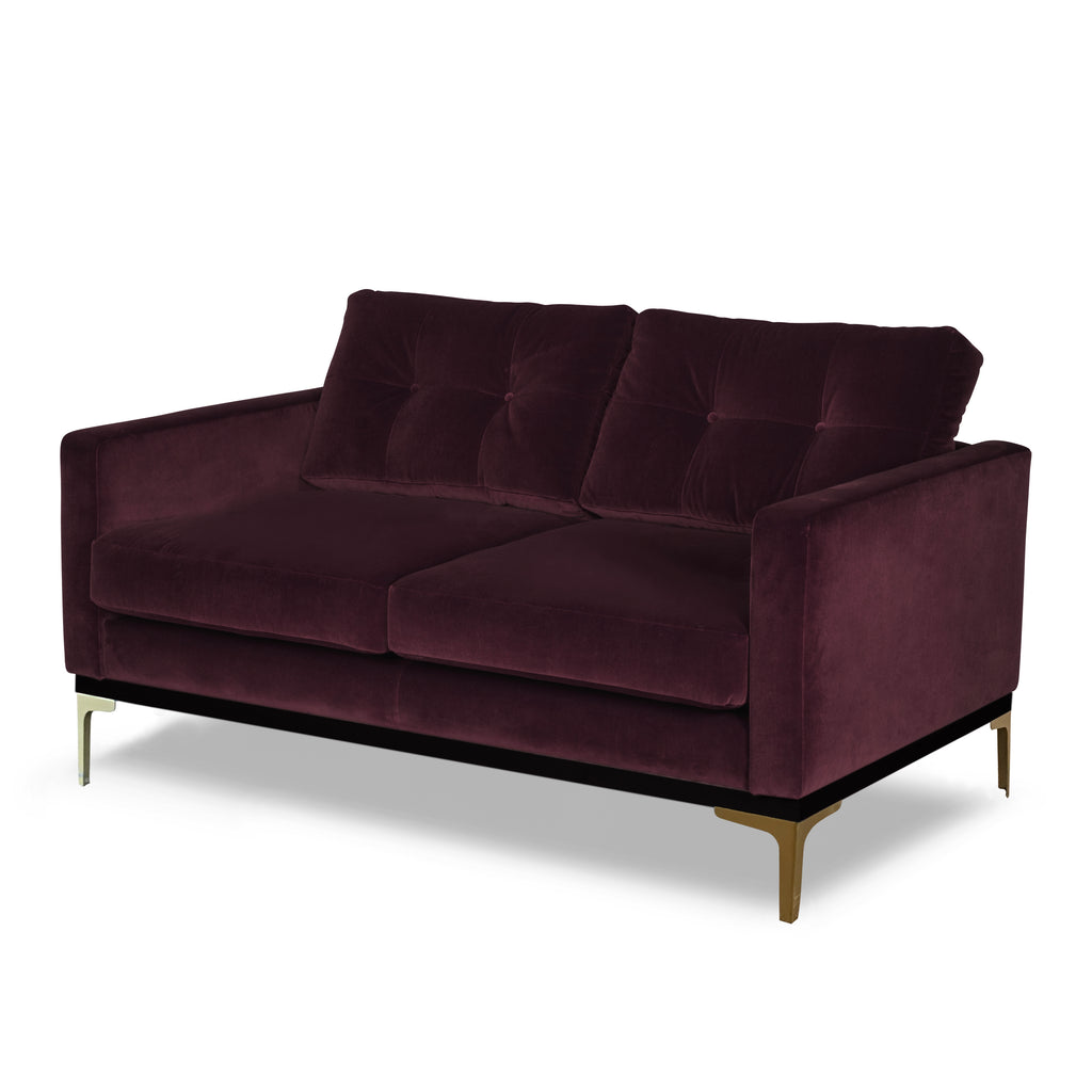 Studio 34 sofa - Bordeaux rød - 2 personers - LIVINGOODIES