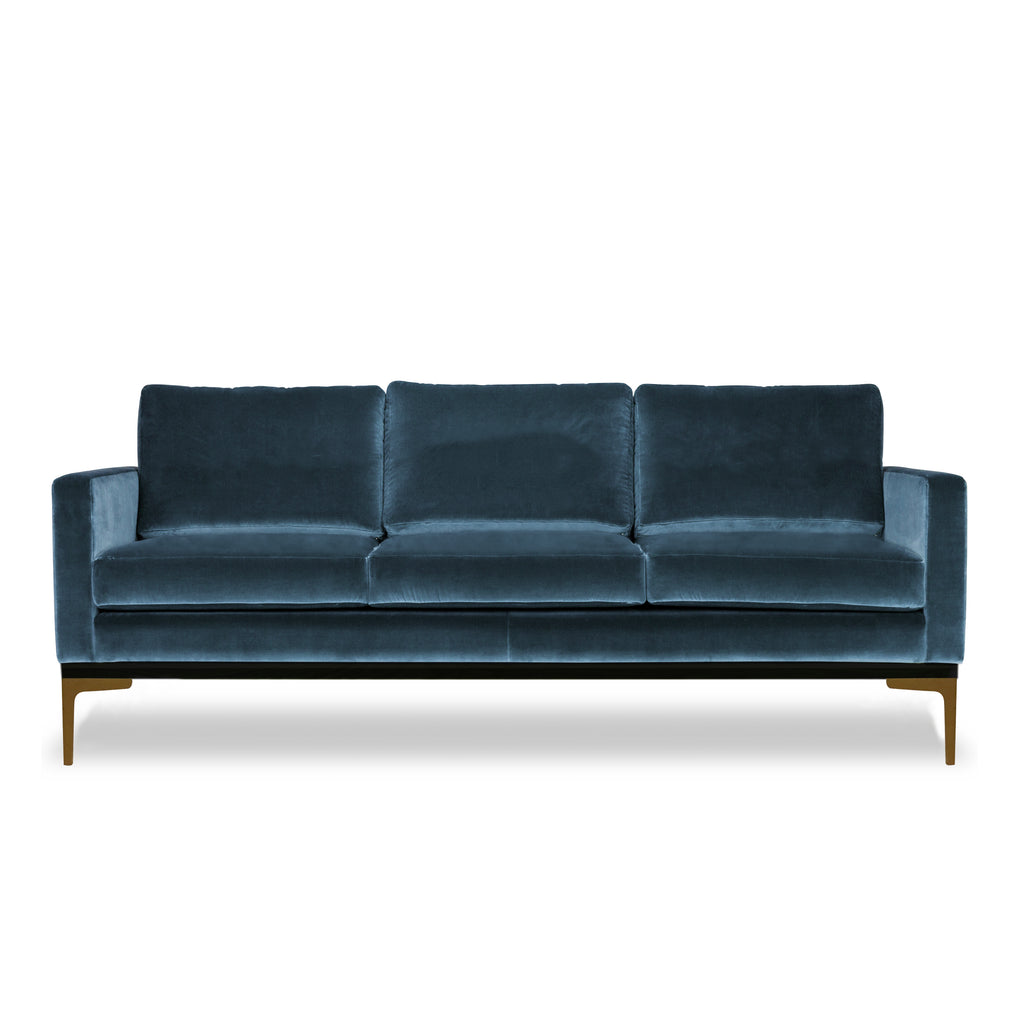 Studio 34 sofa - Ocean blå - 3 personers - LIVINGOODIES