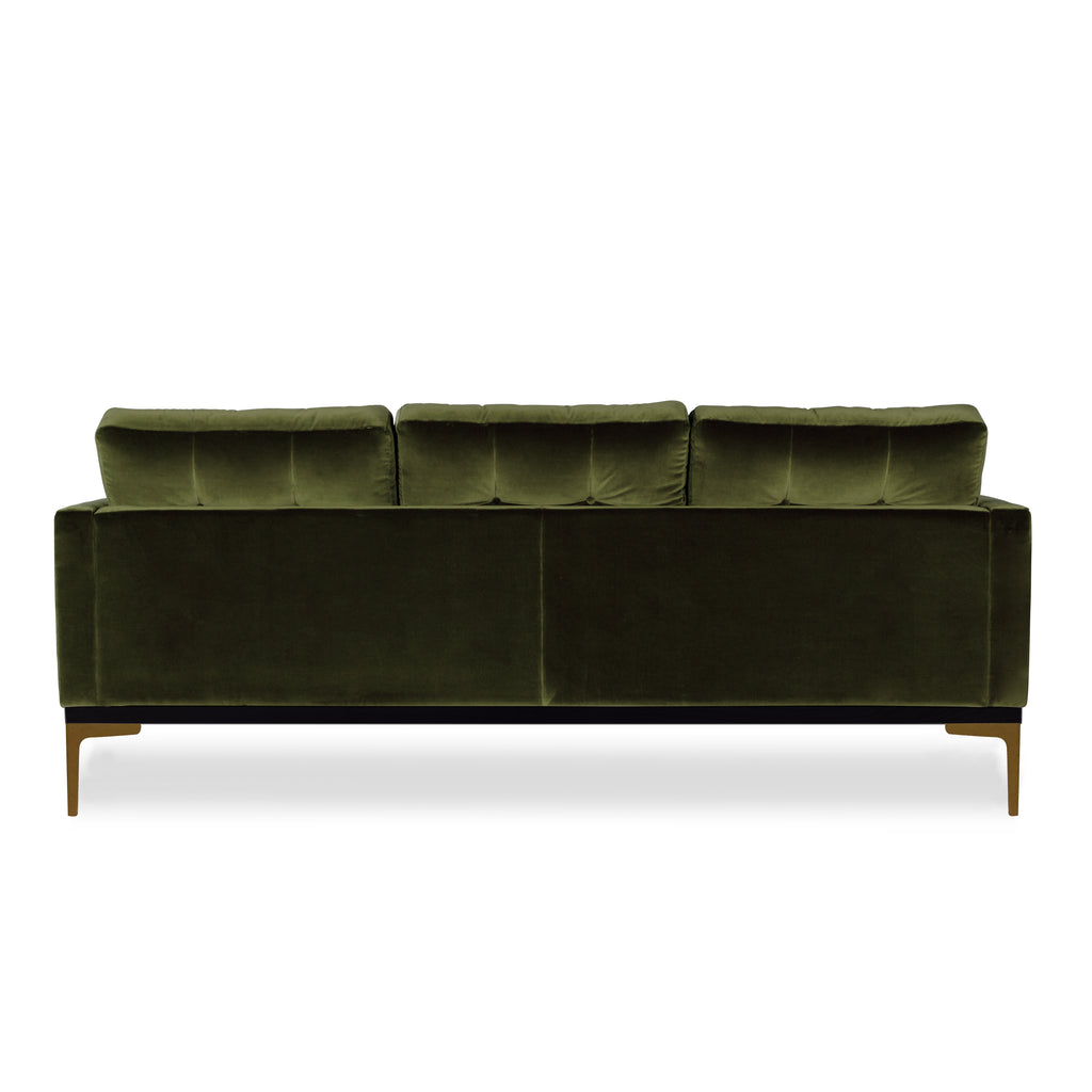 Studio 34 sofa - Olive mørkegrøn - 3 personers - LIVINGOODIES