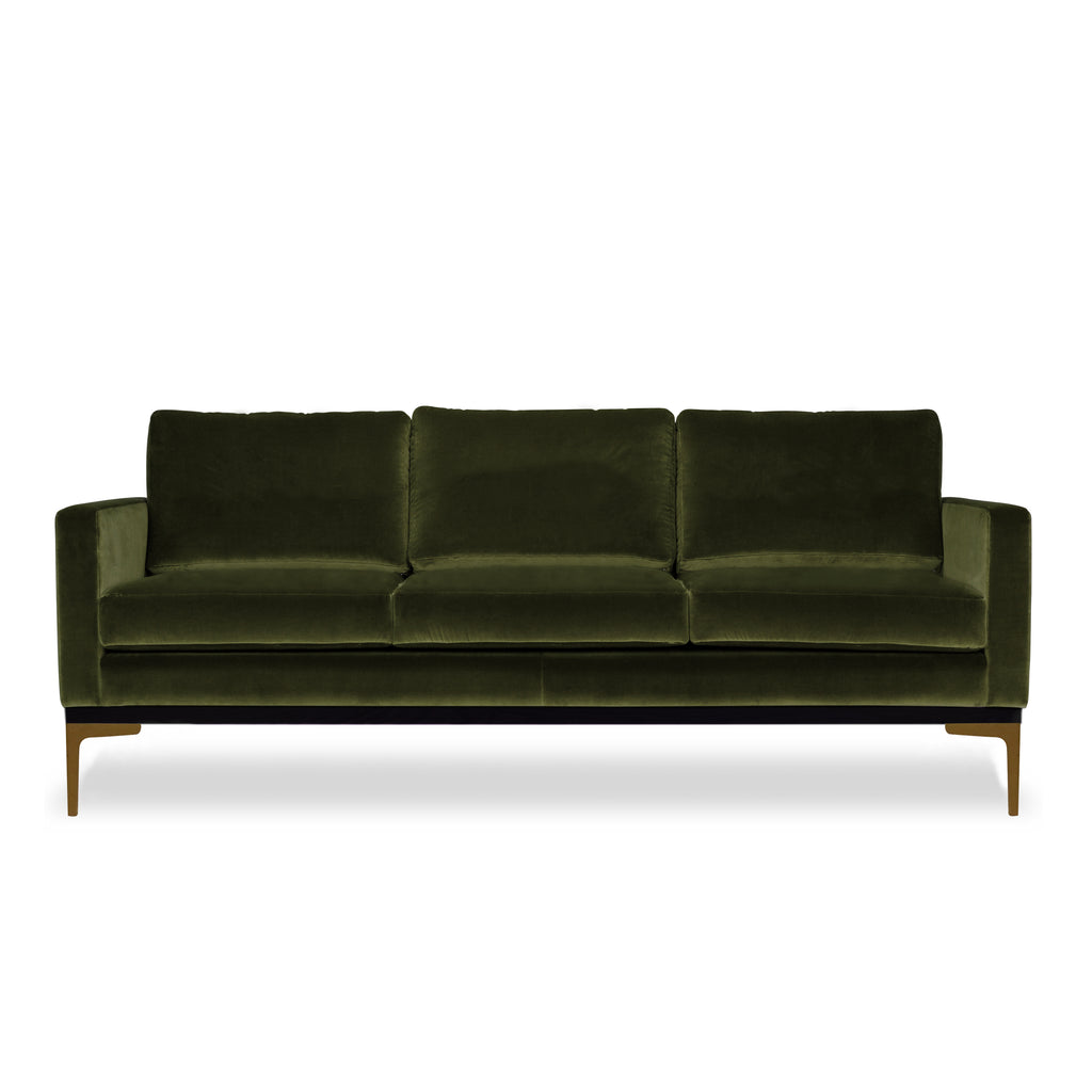 Studio 34 sofa - Olive mørkegrøn - 3 personers - LIVINGOODIES