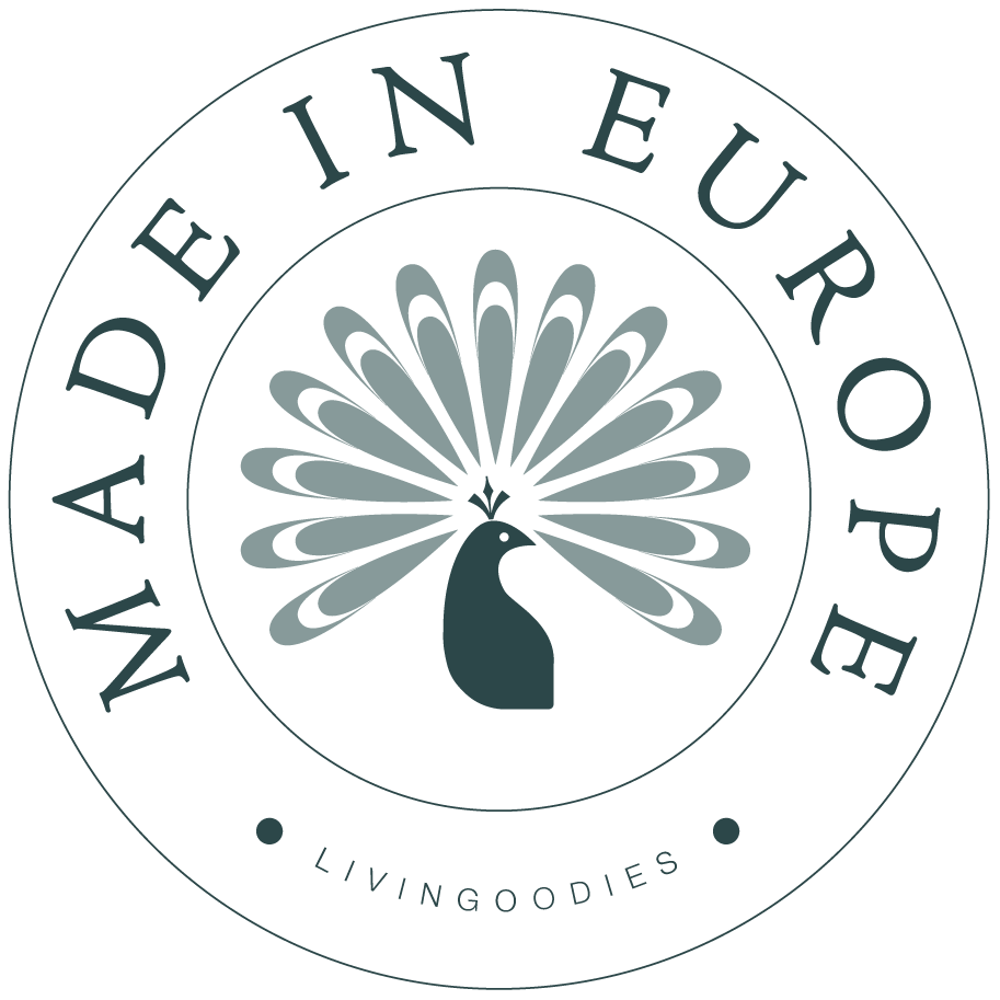 Produceret i Europa af LIVINGOODIES emblem